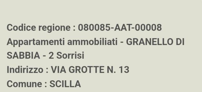 Apartmán Granello Di Sabbia - Chianalea Di Scilla Exteriér fotografie